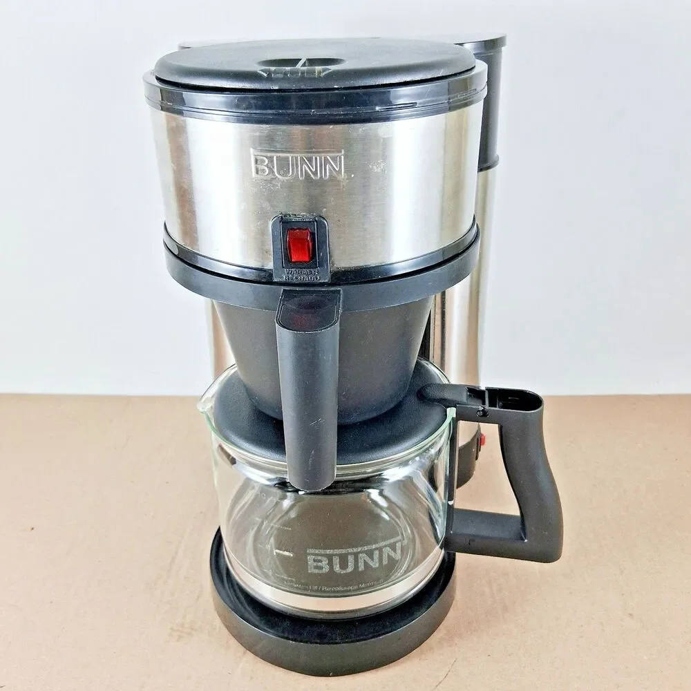 BUNN Coffee Maker Velocity 10-Cup Speed Brew Black Stainless NHS-B